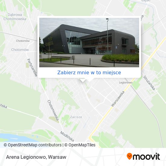 Mapa Arena Legionowo