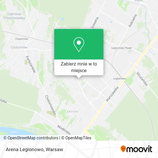Mapa Arena Legionowo
