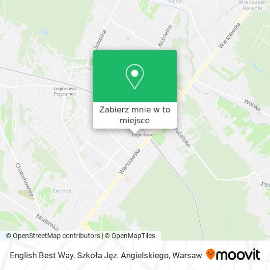 Mapa English Best Way. Szkoła Jęz. Angielskiego