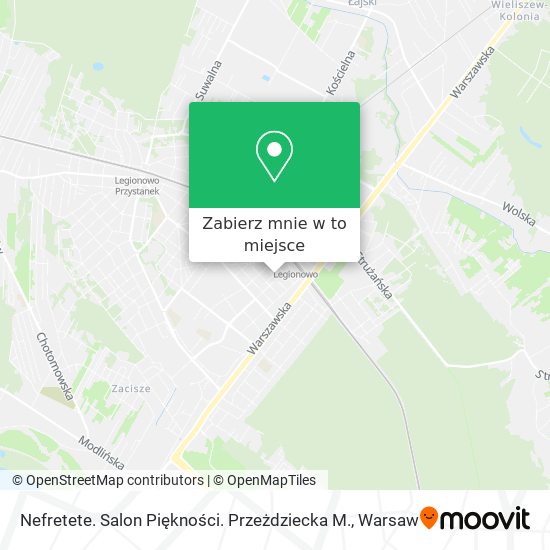 Mapa Nefretete. Salon Piękności. Przeżdziecka M.