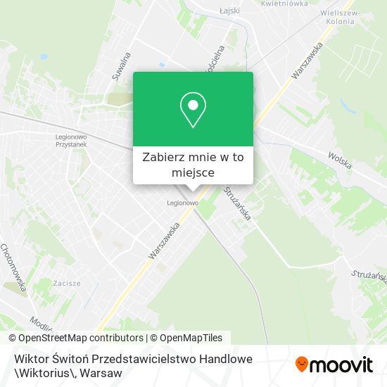 Mapa Wiktor Świtoń Przedstawicielstwo Handlowe \Wiktorius\