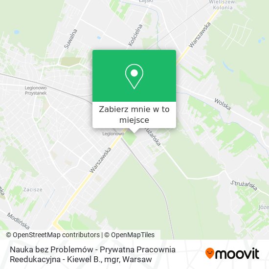 Mapa Nauka bez Problemów - Prywatna Pracownia Reedukacyjna - Kiewel B., mgr