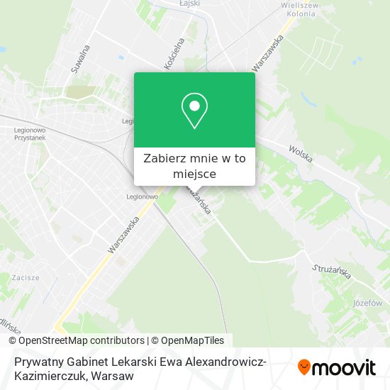 Mapa Prywatny Gabinet Lekarski Ewa Alexandrowicz-Kazimierczuk