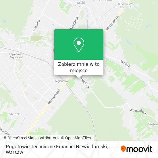 Mapa Pogotowie Techniczne Emanuel Niewiadomski