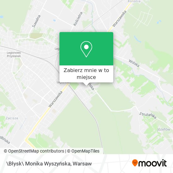 Mapa \Błysk\ Monika Wyszyńska