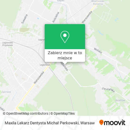 Mapa Maxila Lekarz Dentysta Michał Perkowski