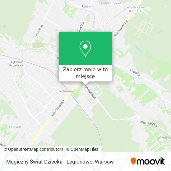 Mapa Magiczny Świat Dziecka - Legionowo