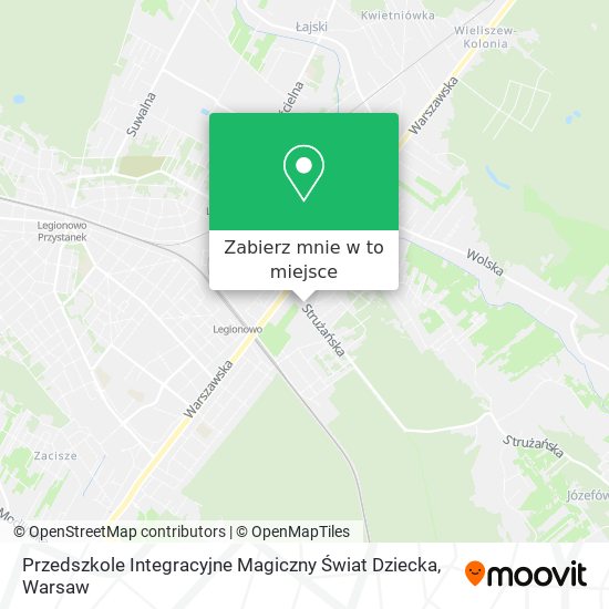 Mapa Przedszkole Integracyjne Magiczny Świat Dziecka