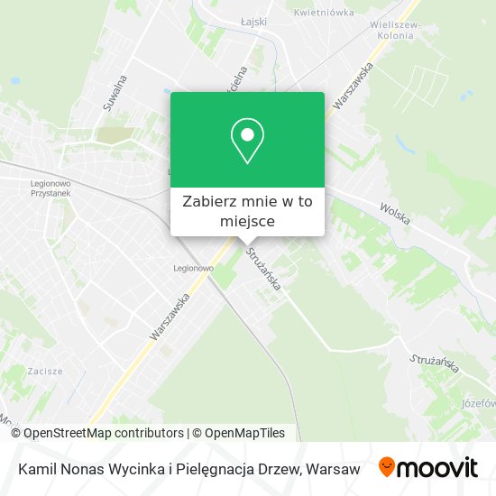 Mapa Kamil Nonas Wycinka i Pielęgnacja Drzew