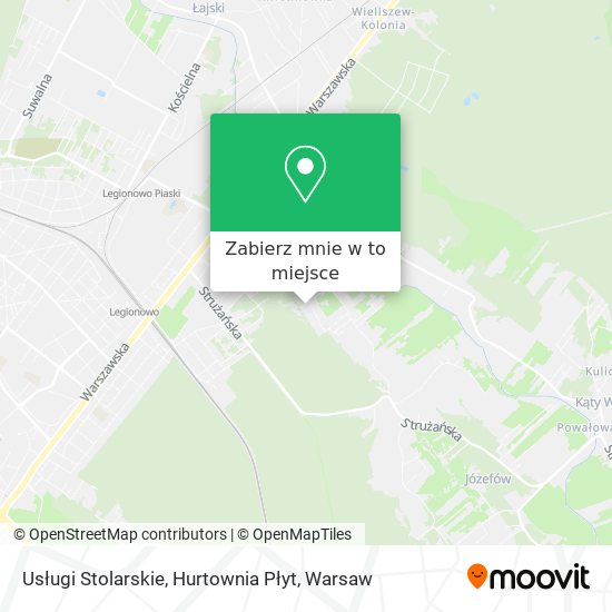 Mapa Usługi Stolarskie, Hurtownia Płyt