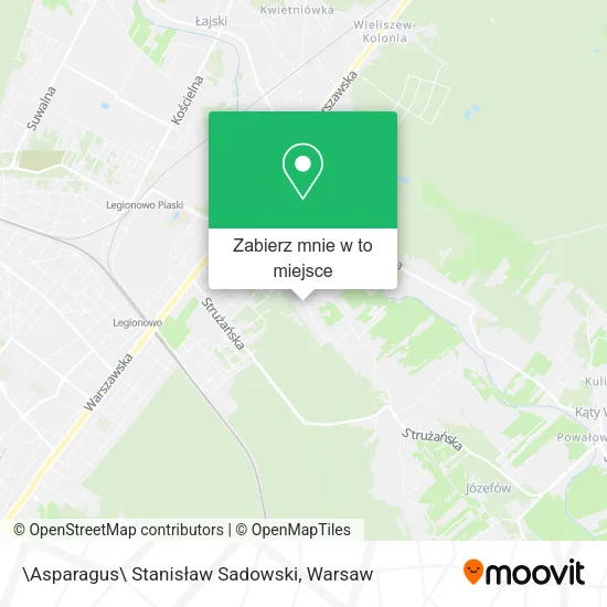 Mapa \Asparagus\ Stanisław Sadowski