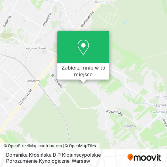 Mapa Dominika Kłosińska D P Klosinscypolskie Porozumienie Kynologiczne