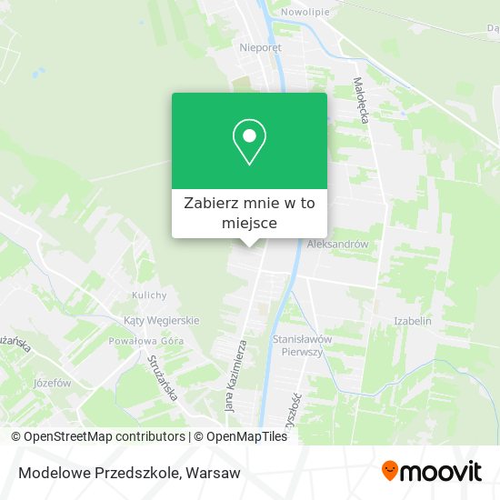 Mapa Modelowe Przedszkole