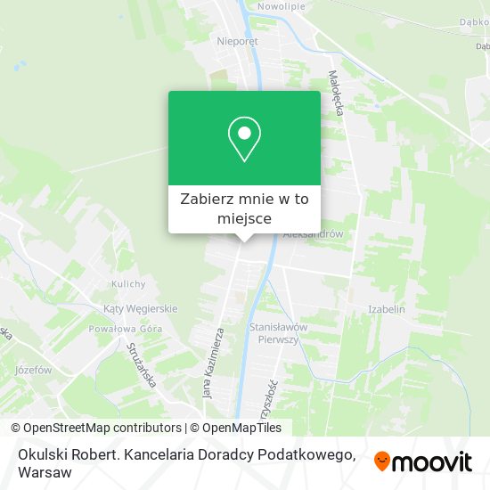 Mapa Okulski Robert. Kancelaria Doradcy Podatkowego