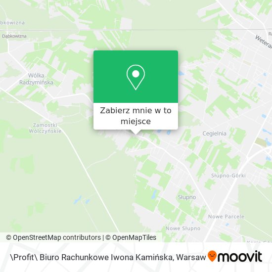 Mapa \Profit\ Biuro Rachunkowe Iwona Kamińska