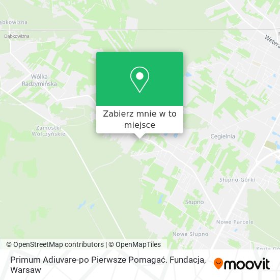 Mapa Primum Adiuvare-po Pierwsze Pomagać. Fundacja