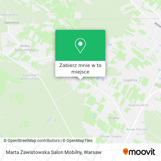 Mapa Marta Zawistowska Salon Mobilny