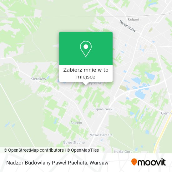 Mapa Nadzór Budowlany Paweł Pachuta