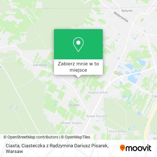 Mapa Ciasta, Ciasteczka z Radzymina Dariusz Pisarek