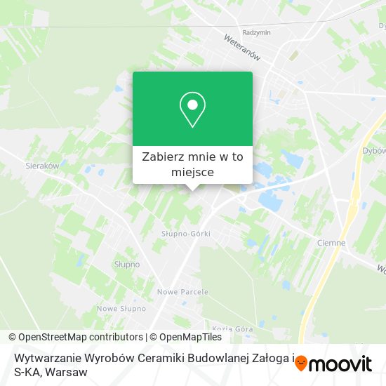 Mapa Wytwarzanie Wyrobów Ceramiki Budowlanej Załoga i S-KA