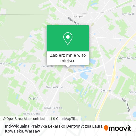 Mapa Indywidualna Praktyka Lekarsko Dentystyczna Laura Kowalska