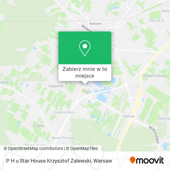 Mapa P H u Star House Krzysztof Zalewski