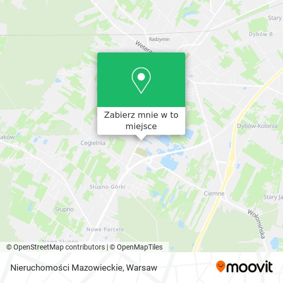 Mapa Nieruchomości Mazowieckie