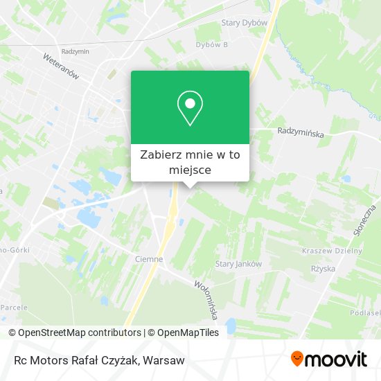 Mapa Rc Motors Rafał Czyżak