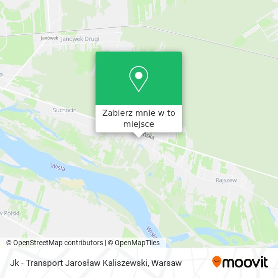 Mapa Jk - Transport Jarosław Kaliszewski