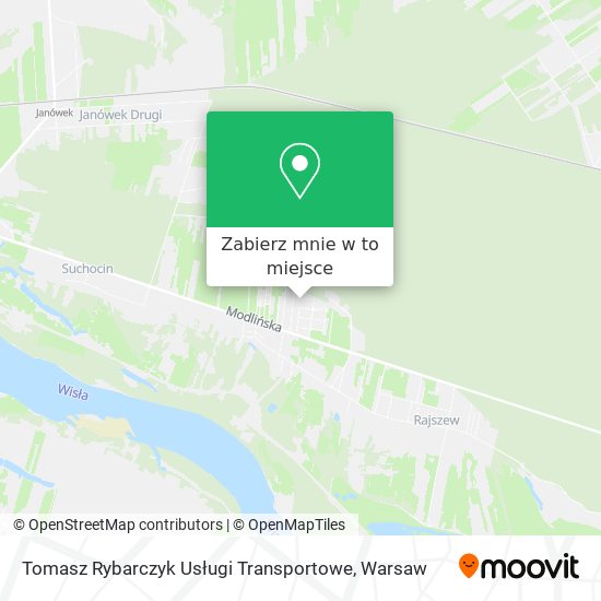 Mapa Tomasz Rybarczyk Usługi Transportowe