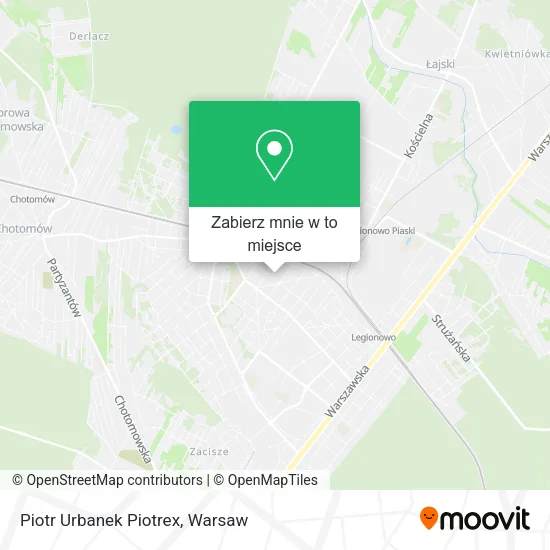Mapa Piotr Urbanek Piotrex