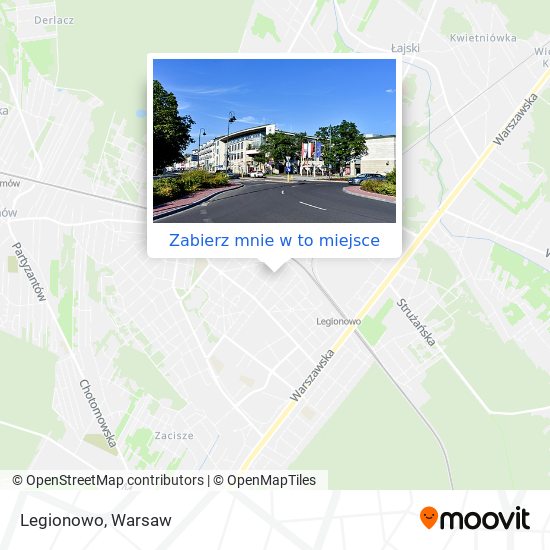 Mapa Legionowo