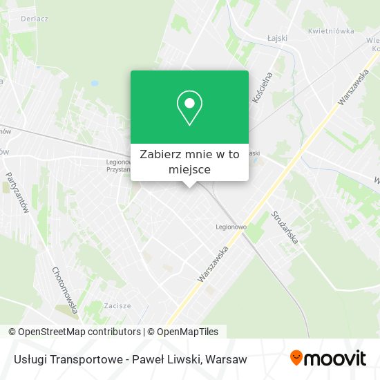 Mapa Usługi Transportowe - Paweł Liwski