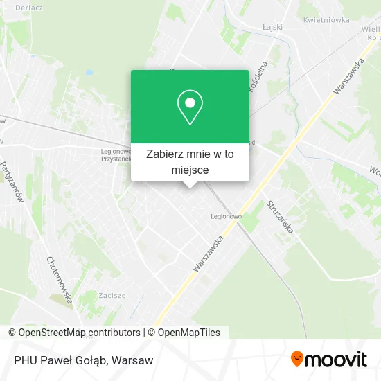 Mapa PHU Paweł Gołąb
