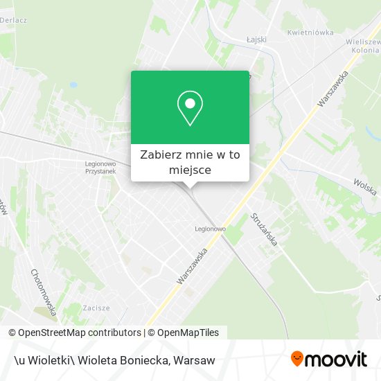 Mapa \u Wioletki\ Wioleta Boniecka