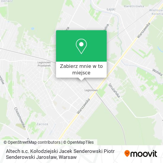 Mapa Altech s.c. Kołodziejski Jacek Senderowski Piotr Senderowski Jarosław