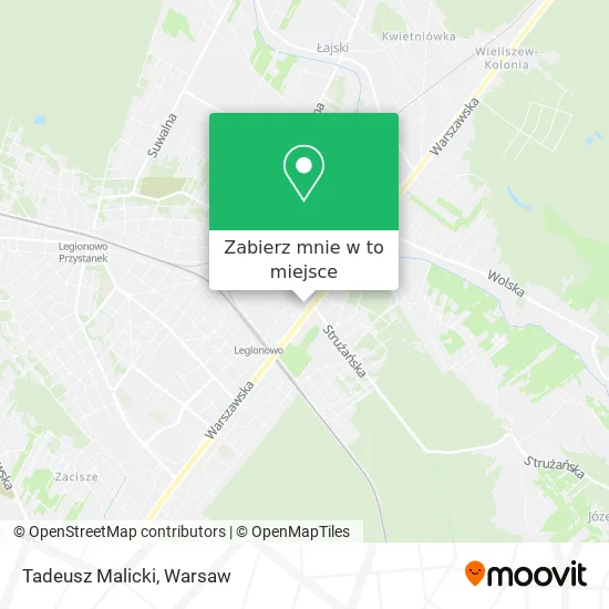Mapa Tadeusz Malicki