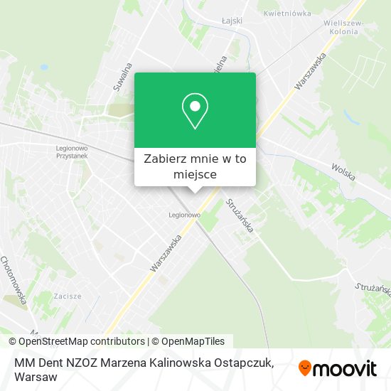 Mapa MM Dent NZOZ Marzena Kalinowska Ostapczuk