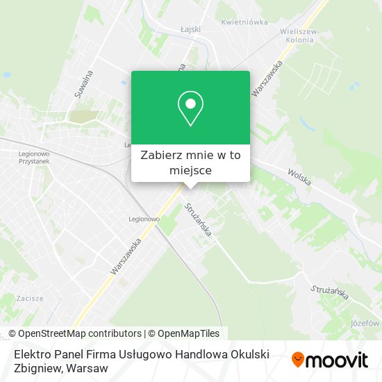 Mapa Elektro Panel Firma Usługowo Handlowa Okulski Zbigniew