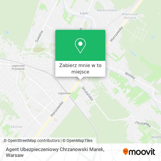 Mapa Agent Ubezpieczeniowy Chrzanowski Marek