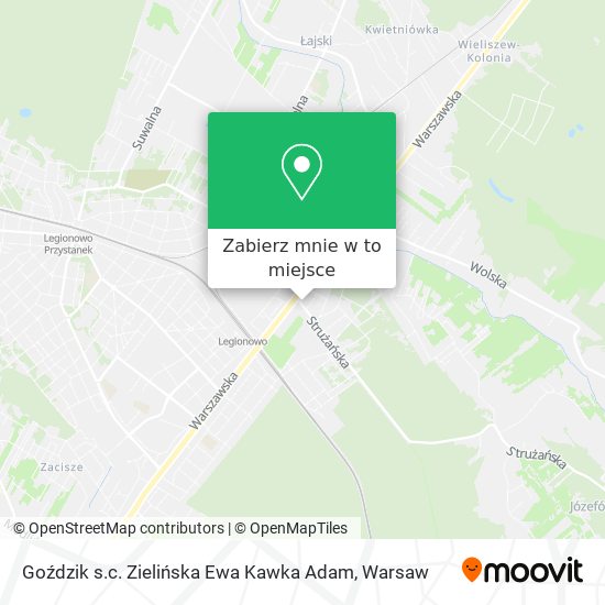 Mapa Goździk s.c. Zielińska Ewa Kawka Adam