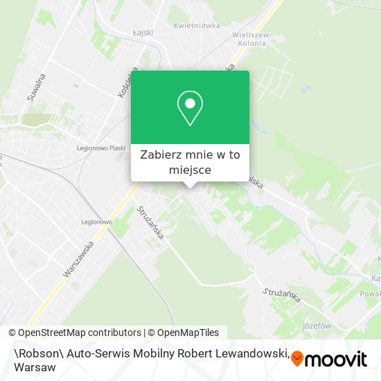 Mapa \Robson\ Auto-Serwis Mobilny Robert Lewandowski