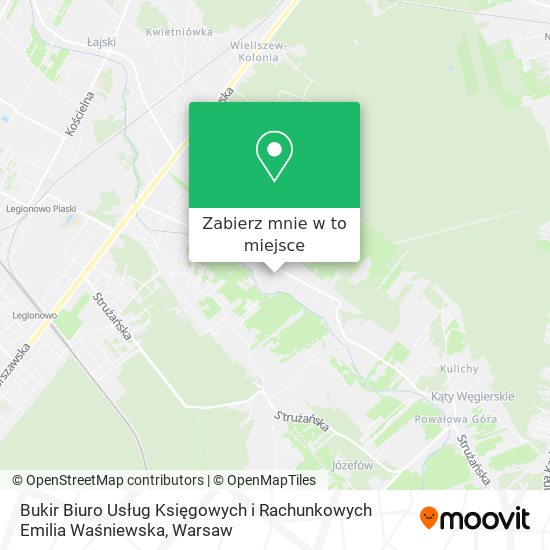 Mapa Bukir Biuro Usług Księgowych i Rachunkowych Emilia Waśniewska