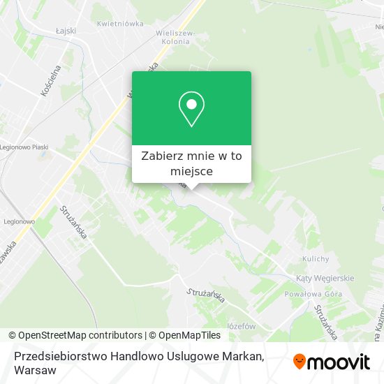 Mapa Przedsiebiorstwo Handlowo Uslugowe Markan