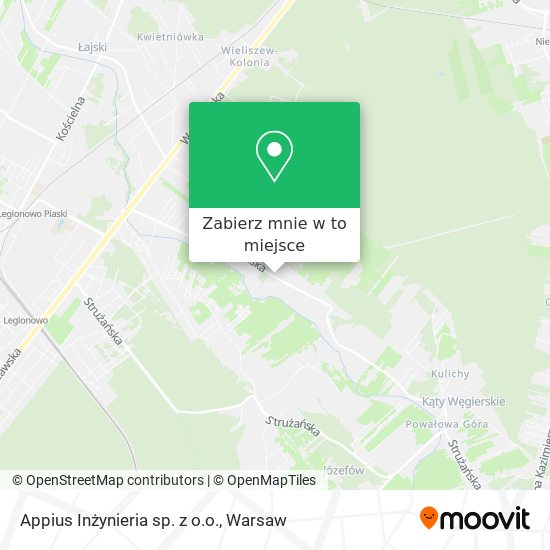 Mapa Appius Inżynieria sp. z o.o.