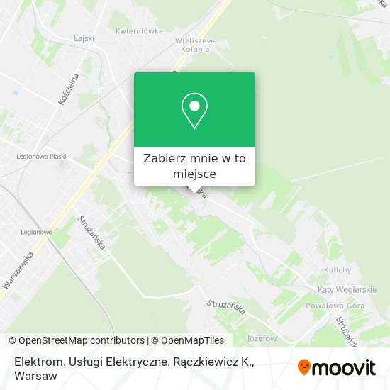 Mapa Elektrom. Usługi Elektryczne. Rączkiewicz K.