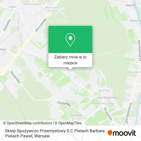 Mapa Sklep Spożywczo Przemysłowy S C Pielach Barbara Pielach Paweł