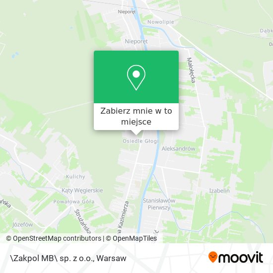 Mapa \Zakpol MB\ sp. z o.o.