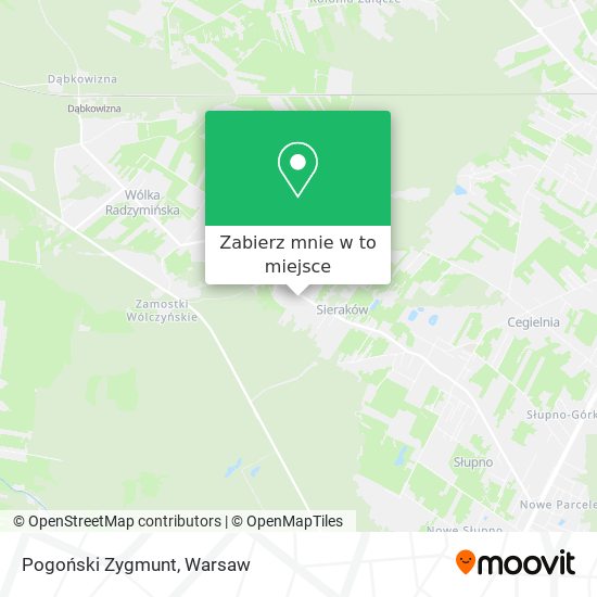 Mapa Pogoński Zygmunt