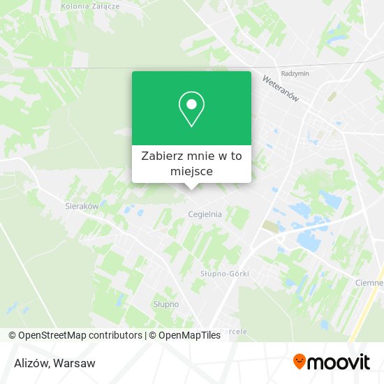 Mapa Alizów